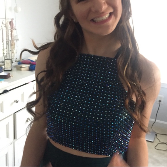 2 piece prom dress - Picture 3 of 5